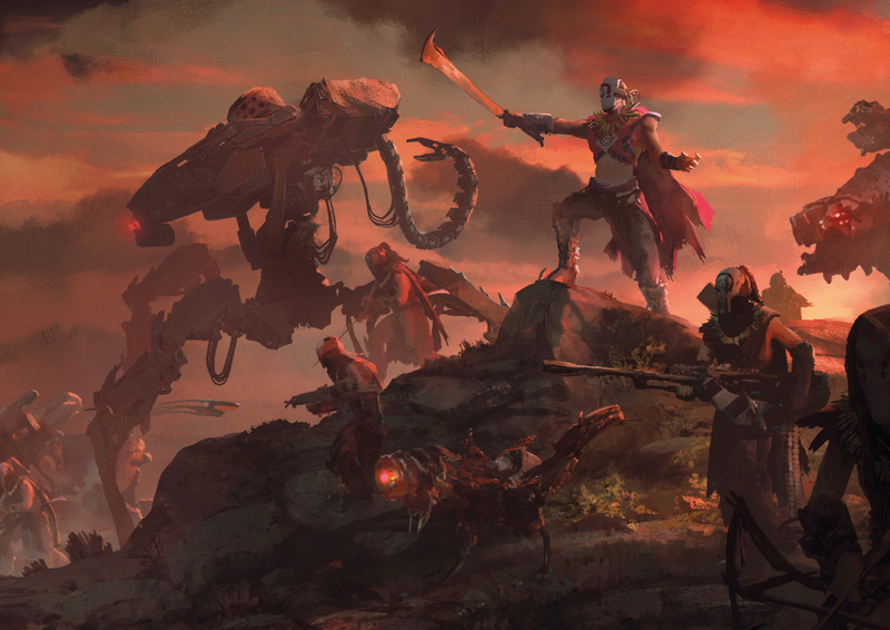 Concept art of the Eclipse Tribe